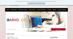 Desktop Screenshot of jobs.arvo.org